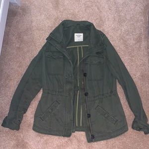 Army zip/button up jacket